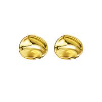 Brass Stud Earring, plated, fashion jewelry & for woman, more colors for choice, 17x17mm, Sold By Pair