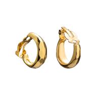 Brass Huggie Hoop Earring, plated, fashion jewelry & for woman, more colors for choice, 25x9mm, Sold By Pair