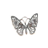 Tibetan Style Hollow Pendants, Butterfly, plated, DIY, more colors for choice, nickel, lead & cadmium free, 48x35mm, Sold By PC