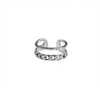 Tibetan Style Finger Ring, platinum color plated, adjustable & for woman & hollow, nickel, lead & cadmium free, US Ring Size:6.5, Sold By PC