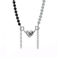 Zinc Alloy smykker halskæde, med Akryl, Heart, mode smykker & for kvinde, Længde Ca. 11.4 inch, Solgt af PC