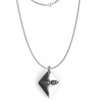 Titanium Steel Necklace plated & with letter pattern & for man Length Approx 21.65 Inch Sold By PC