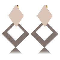Tibetan Style Drop Earring, fashion jewelry & for woman, nickel, lead & cadmium free, 49x31mm, Sold By Pair