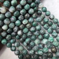 Dioptase Beads, Round, polished, DIY & different size for choice, green, Sold Per Approx 38 cm Strand