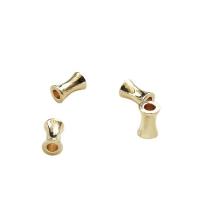 Brass Spacer Beads high quality gold color plated Sold By Bag