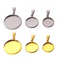 Stainless Steel Pendant Setting plated fashion jewelry & for woman Sold By PC