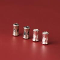 925 argento sterlina perline separate, DIY, nessuno, 5x9mm, Foro:Appross. 2.6mm, Venduto da filo