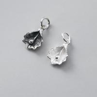 925 Sterling Silver Pendant plated DIY & matte Sold By PC