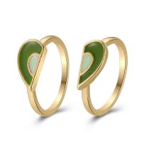Zinc Alloy Ring Set 2 pieces & fashion jewelry & Unisex & enamel golden nickel lead & cadmium free Sold By Set