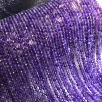 améthyste goutte, poli, DIY & normes différentes pour le choix & facettes, violet, Vendu par Environ 38 cm brin