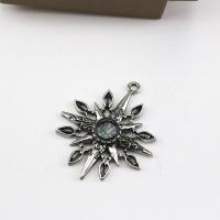 Zinc Alloy Pendants Compass silver color plated DIY & for man silver color nickel lead & cadmium free Sold By Bag