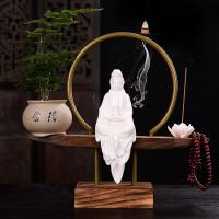 Backflow Incense Burner, Porcelain, handmade, for home and office & durable & multifunctional & different styles for choice, 350x85x325mm, Sold By PC