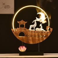 Porcelain Hanging Incense Burner handmade for home and office & durable & with LED light & multifunctional Sold By PC