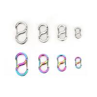 Titanium Alloy Clasp, Vacuum Ion Plating, more sizes for choice, more colors for choice, Sold By PC