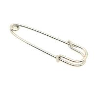 Stainless Steel Brooch Findings 304 Stainless Steel Safety Pin DIY original color Sold By PC