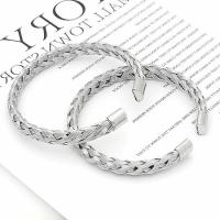 Stainless Steel Bangle, 304 Stainless Steel, DIY & different size for choice, original color, Sold By PC