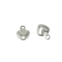 Stainless Steel Extender Chain Drop, 304 Stainless Steel, Heart, DIY, original color, 5.40x7.50mm, Sold By PC