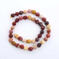 Yolk Stone Beads, Round, polished, Star Cut Faceted & DIY & different size for choice, mixed colors, Sold Per Approx 14.96 Inch Strand