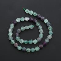 Natural Fluorite Beads, Colorful Fluorite, Round, polished, Star Cut Faceted & DIY & different size for choice, mixed colors, Sold Per Approx 14.96 Inch Strand