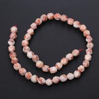 Network Stone Beads, Round, polished, Star Cut Faceted & DIY & different size for choice, Sold Per Approx 14.96 Inch Strand