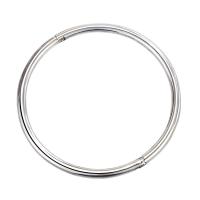 Brass Bangle, silver color plated, for woman, silver color, nickel, lead & cadmium free, 57mm, Sold By PC