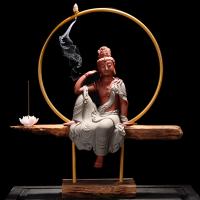 Backflow Incense Burner, Porcelain, handmade, for home and office & durable & multifunctional, 480x519mm, Sold By PC