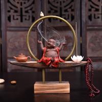 Backflow Incense Burner, Porcelain, handmade, for home and office & durable & multifunctional & different styles for choice, more colors for choice, 350x330mm, Sold By PC