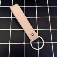 Schlüsselanhänger, PU Leder, mit Zinklegierung, unisex, keine, 125x20mm, verkauft von PC