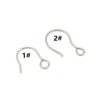 304 Stainless Steel Earring Hook DIY original color Sold By Bag
