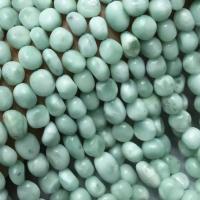 Angelite perla, Pepite, lucido, DIY, verde, 9-12mm, Venduto per Appross. 14.96 pollice filo