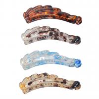 Hair Barrettes, PC Plastic, stoving varnish, fashion jewelry & for woman, more colors for choice, 83x18mm, Sold By PC