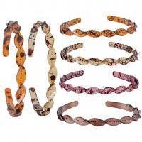 Hair Bands, Resin, stoving varnish, fashion jewelry & for woman, more colors for choice, 150x120mm, Sold By PC