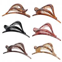 Alligator Hair Clip, PC Plastic, stoving varnish, fashion jewelry & for woman, more colors for choice, 105x28mm, Sold By PC
