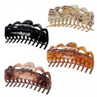 Hair Claw Clips PC Plastic stoving varnish fashion jewelry & for woman Sold By PC