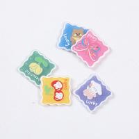 Mobile Phone DIY Decoration, Acrylic, different designs for choice, more colors for choice, 21x21mm, 10PCs/Lot, Sold By Lot