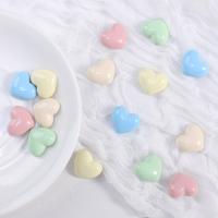 Mobile Phone DIY Decoration, Resin, Heart, epoxy gel, more colors for choice, 20x17mm, 10PCs/Lot, Sold By Lot