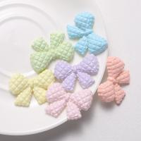 Mobile Phone DIY Decoration, Resin, Bowknot, stoving varnish, more colors for choice, 33x34mm, 10PCs/Lot, Sold By Lot
