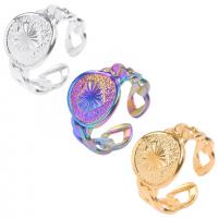 Нержавеющая сталь 304 Манжеты палец кольцо, Круглая, Регулируемый & Мужская, Много цветов для выбора, размер:9, продается PC