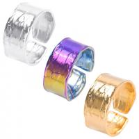 Rozsdamentes acél Finger Ring, 304 rozsdamentes acél, Állítható & egynemű, több színt a választás, Méret:9, Által értékesített PC