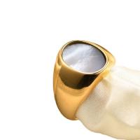 Ring Finger Titantium stali, Powlekane, różnej wielkości do wyboru & dla kobiety & emalia, dostępnych więcej kolorów, 12x9mm, sprzedane przez PC