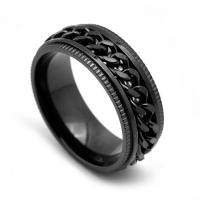 Prst prsten od inoxa, 304 nehrđajućeg čelika, različite veličine za izbor & za čovjeka, više boja za izbor, 8mm, Prodano By PC
