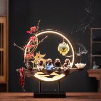 Porcelain Hanging Incense Burner, handmade, for home and office & durable & with LED light & multifunctional & different styles for choice, more colors for choice, 420x100x430mm, Sold By PC
