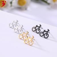 Stainless Steel Stud Earrings 304 Stainless Steel Bike Vacuum Ion Plating fashion jewelry & for woman Sold By Pair