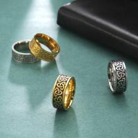 304 roestvrij staal Finger Ring, mode sieraden & uniseks & verschillende grootte voor keus, meer kleuren voor de keuze, 8x2mm, Verkocht door PC