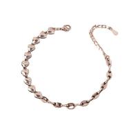 Brass Bracelet & Bangle, Heart, silver color plated, fashion jewelry & for woman, silver color, nickel, lead & cadmium free, Length:21.5 cm, Sold By PC