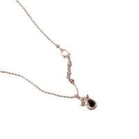 Brass Necklace silver color plated DIY silver color nickel lead & cadmium free Sold By PC
