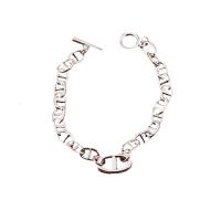 Brass Bracelet & Bangle silver color plated fashion jewelry & for woman silver color nickel lead & cadmium free Length 18 cm Sold By PC