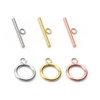 Stainless Steel Toggle Clasp 304 Stainless Steel Vacuum Ion Plating DIY Approx 5mm Sold By Set