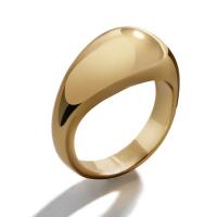 Brass δάχτυλο του δακτυλίου, Ορείχαλκος, χρώμα επίχρυσο, διαφορετικό μέγεθος για την επιλογή & για τη γυναίκα, Sold Με PC