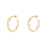 Cubic Zirconia Micro Pave Brass Earring, gold color plated, different styles for choice & micro pave cubic zirconia & for woman, 20x20mm, Sold By Pair